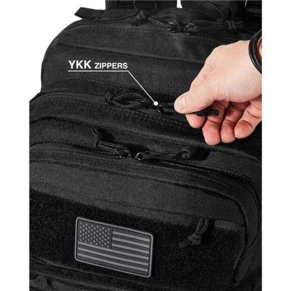 Falko 50L Tactical Backpack Military Molle Heavy Duty Hiking Outdoor Bag - Picture 4 of 7